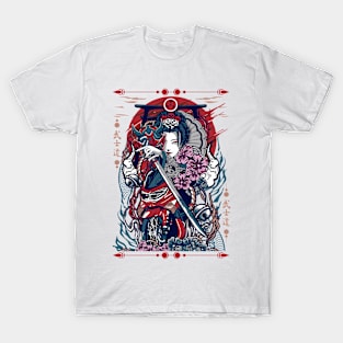 illustration of Japanese woman T-Shirt